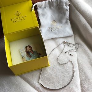 Ott adjustable sliver Kendra Scott Necklace